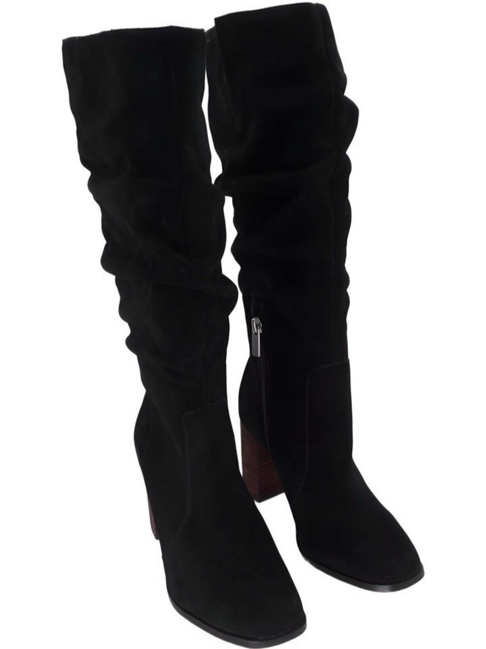 Splendid Gladis Black Suede Over-the-Knee Slouch Boots Size 6.5